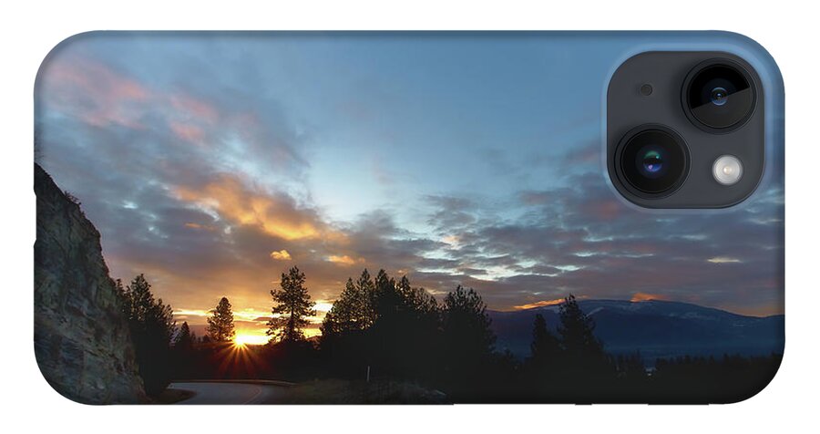Sunrise iPhone 14 Case featuring the photograph Road Trip by Loni Collins