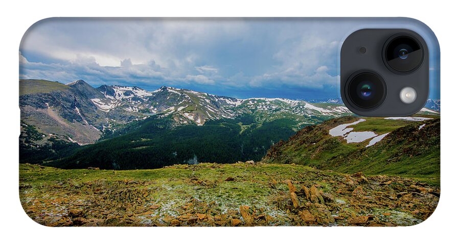 Alpine iPhone 14 Case featuring the photograph Rock Cut Overlook from Trail Ridge Road, Rocky Mountain National Park, Colorado by Tom Potter