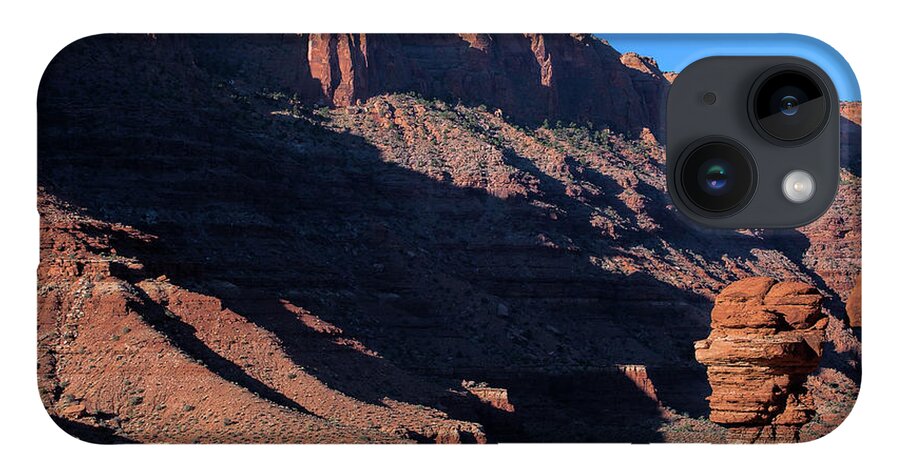 Canyonlands Landscape iPhone 14 Case featuring the photograph Rock Sentry by Jim Garrison