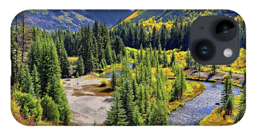 Colorado iPhone Case featuring the photograph Rockies and Aspens - Colorful Colorado - Telluride by Jason Politte