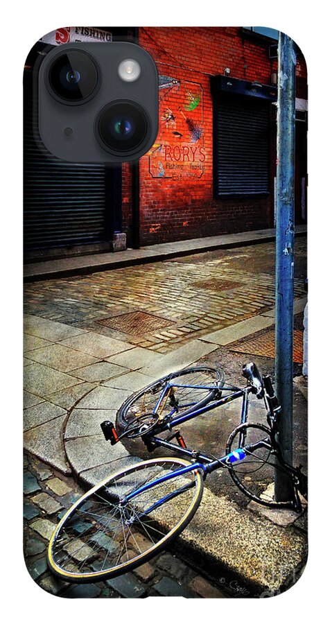 Rory's Fishing Tackle Bicycle iPhone 14 Case by Craig J Satterlee - Craig J  Satterlee - Artist Website