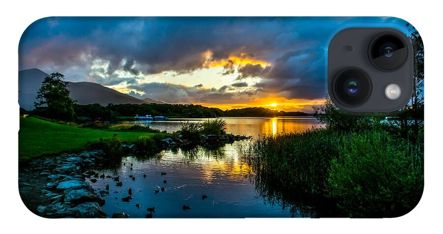Ireland iPhone Case featuring the photograph Ross Castle at Lough Leane in Ireland by Andreas Berthold