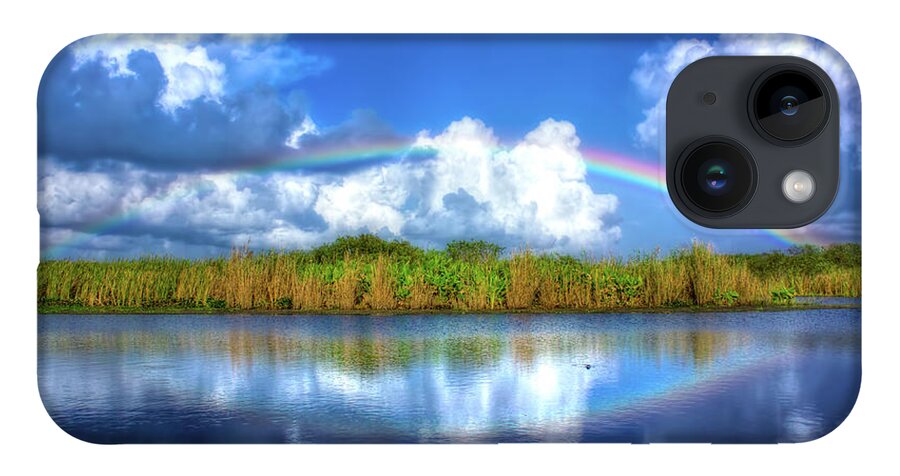 Rainbow iPhone 14 Case featuring the photograph Rue's Rainbow by Mark Andrew Thomas