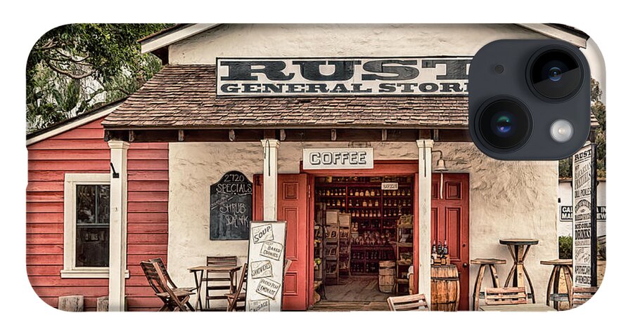 General Store iPhone 14 Case featuring the photograph Rust General Store by Alison Frank