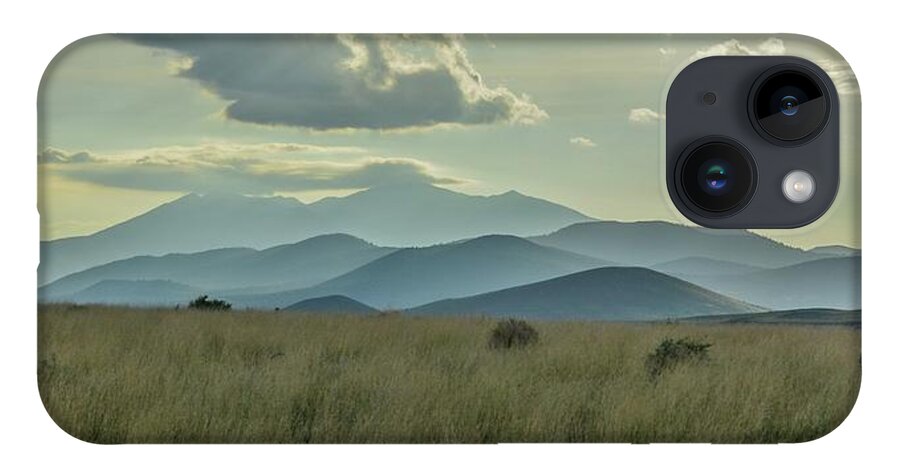 Humphreys Peak iPhone 14 Case featuring the photograph Sacred Mountain by Gaelyn Olmsted
