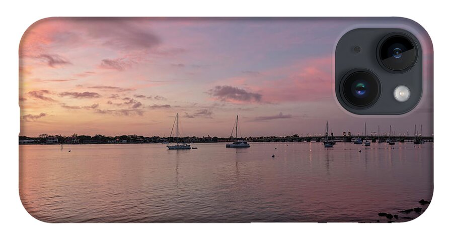Sunrises iPhone 14 Case featuring the photograph Saint Augustine, Florida's Matanzas River Sunrise by DB Hayes