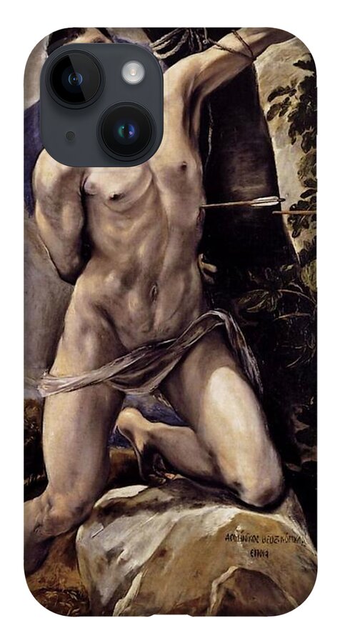 Saint iPhone 14 Case featuring the painting Saint Sebastian by El Greco