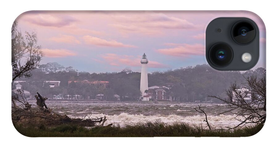 Lighthouses iPhone Case featuring the photograph Saint Simon Island Lighthouse by DB Hayes