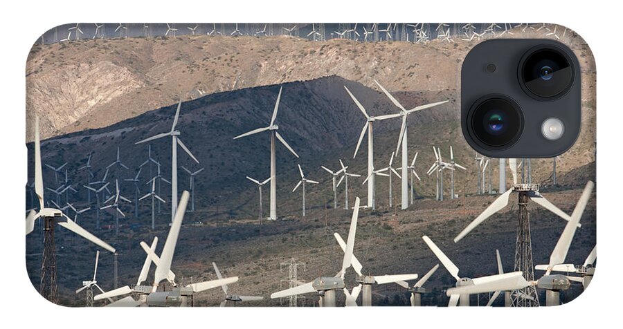 Clarence Holmes iPhone 14 Case featuring the photograph San Gorgonio Pass Wind Farm I by Clarence Holmes
