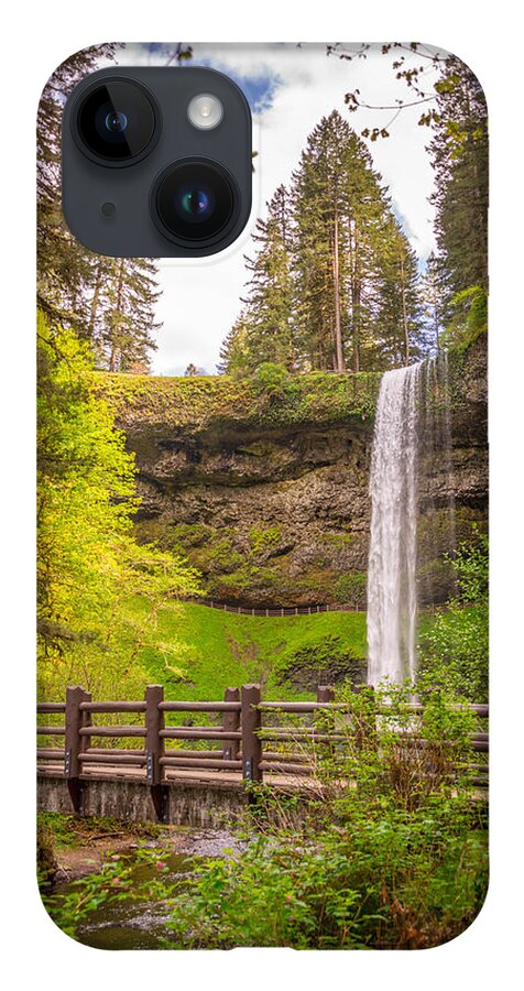 Waterfalls iPhone 14 Case featuring the photograph Scenic Waterfalls by Jerry Cahill