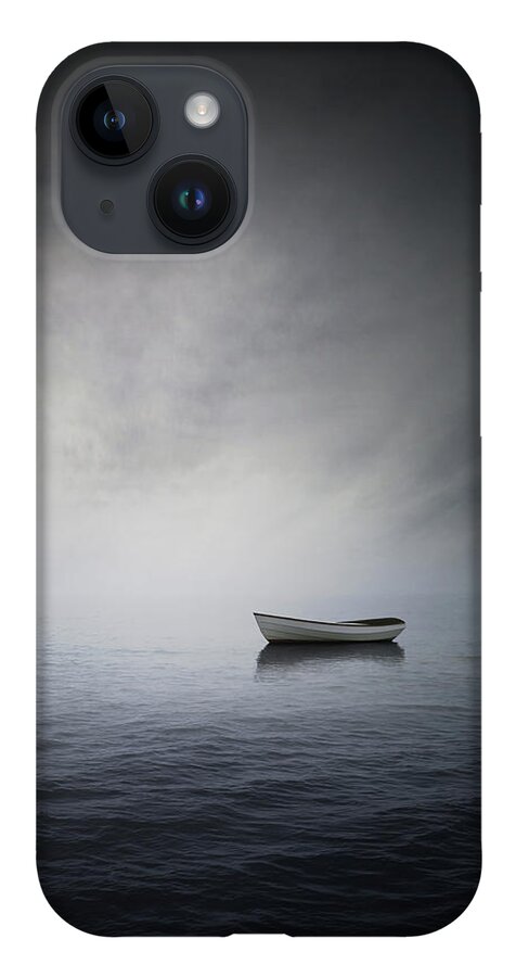 Boat iPhone 14 Case featuring the digital art Sea by Zoltan Toth