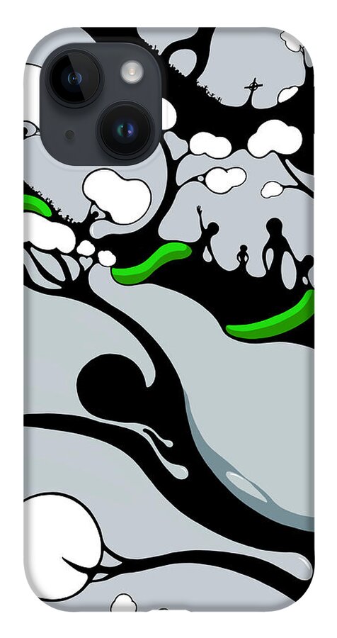 Dawn iPhone 14 Case featuring the drawing Seeking Sonder by Craig Tilley