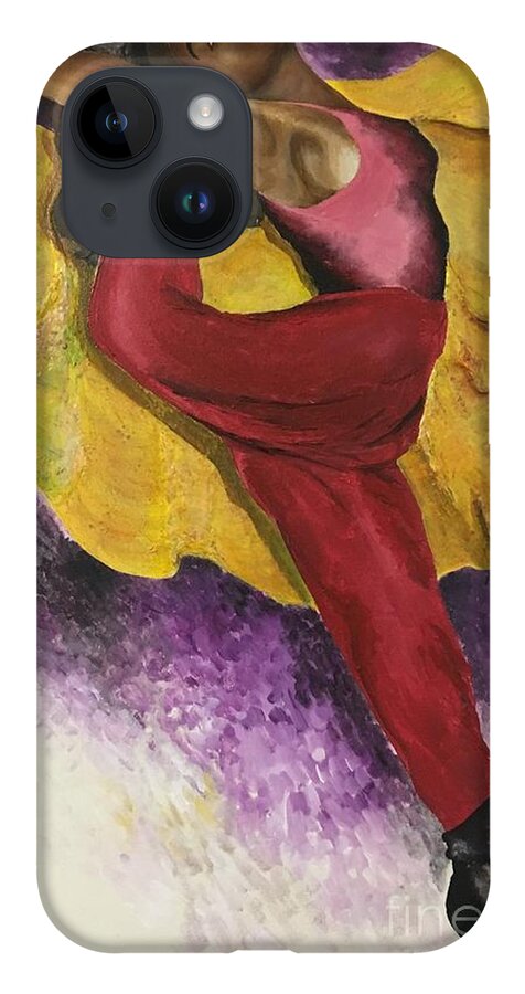 Dance iPhone Case featuring the painting Self portrait by Pamela Henry