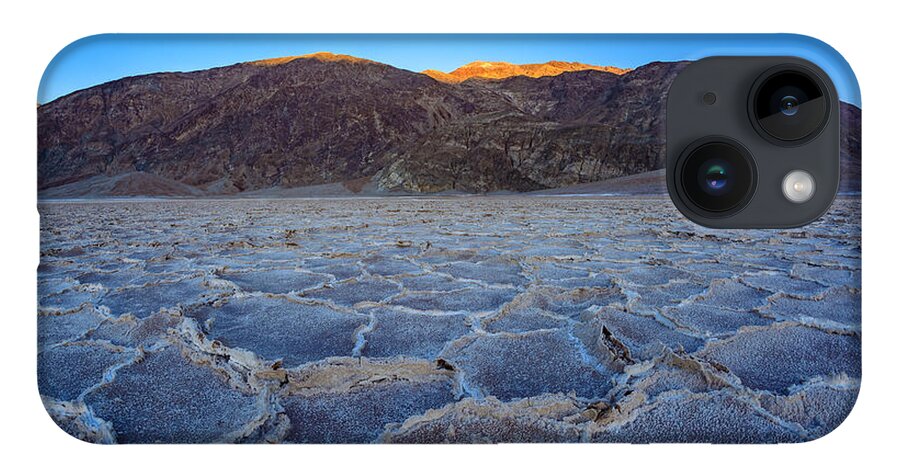 Badwater iPhone 14 Case featuring the photograph Shadows Fall Over Badwater by Mark Rogers