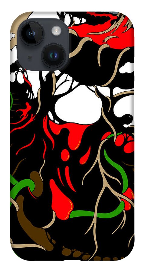 Female iPhone 14 Case featuring the digital art Sideshow by Craig Tilley