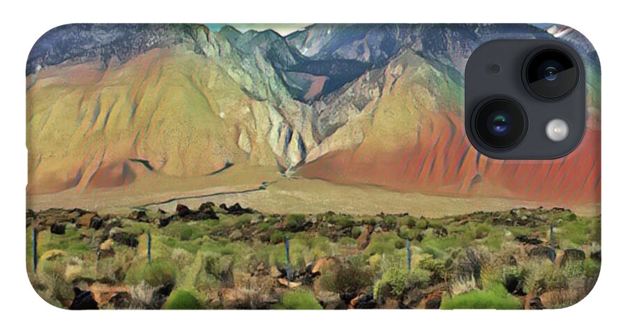 Sierras iPhone Case featuring the digital art Sierras II by Jackie MacNair