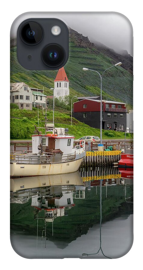 Iceland iPhone 14 Case featuring the photograph Siglufjorour, Iceland by Tom Singleton