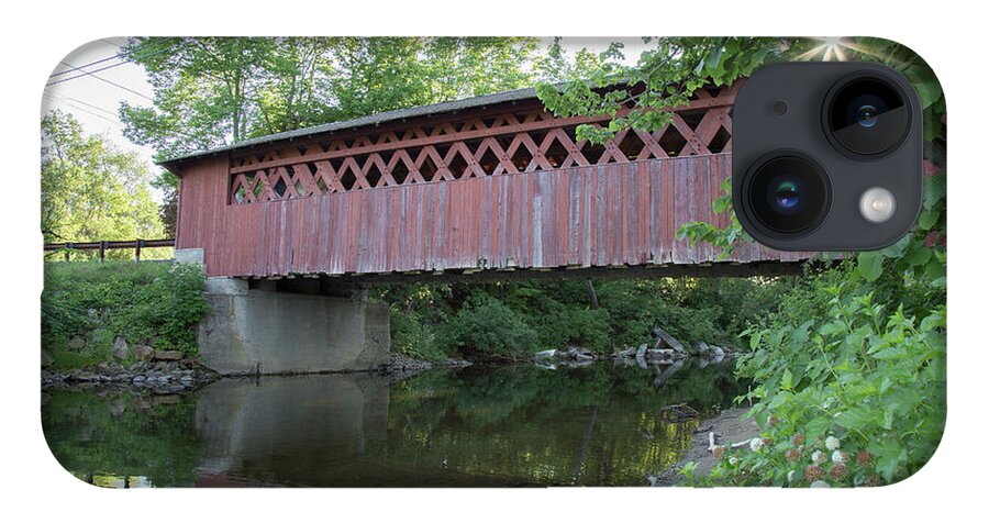 Bridges iPhone 14 Case featuring the photograph Silk Road Covered Bridge by Rod Best