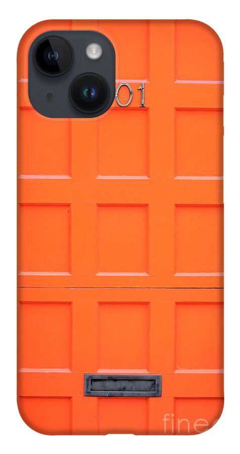Red iPhone Case featuring the photograph Single door by Merle Grenz
