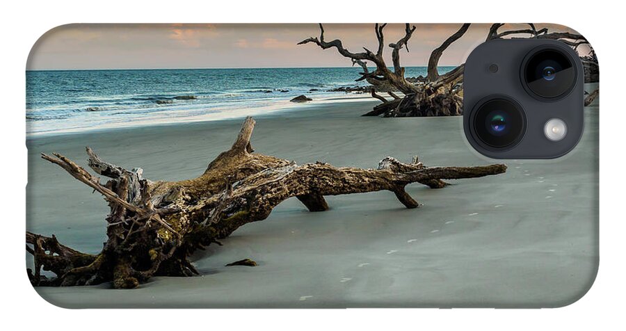 Georgia iPhone 14 Case featuring the photograph Sunset on Jekyll Island by Louis Dallara