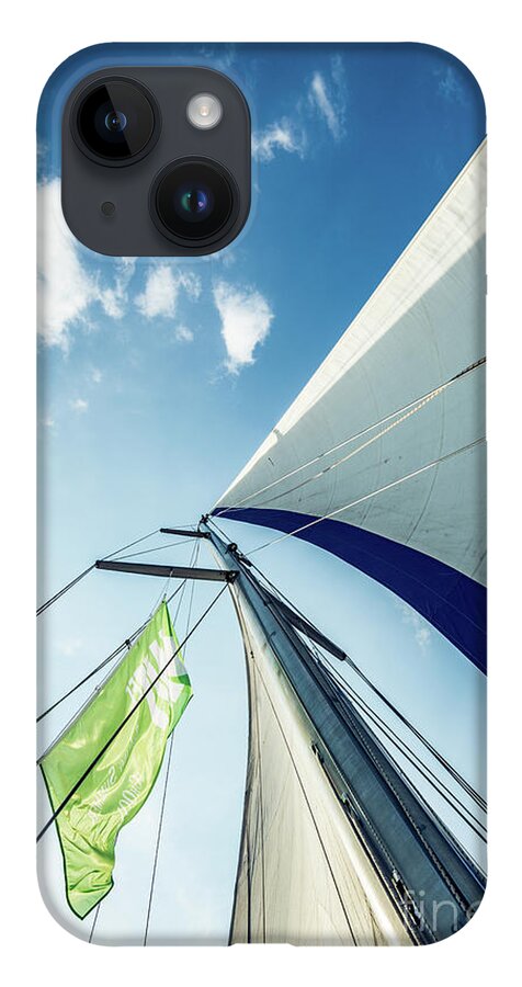 Aegis iPhone 14 Case featuring the photograph Sky Sailing by Hannes Cmarits