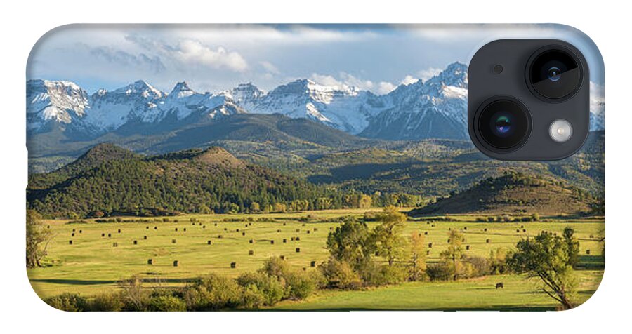 Landscape iPhone 14 Case featuring the photograph Sneffels R L Ranch by Aaron Spong