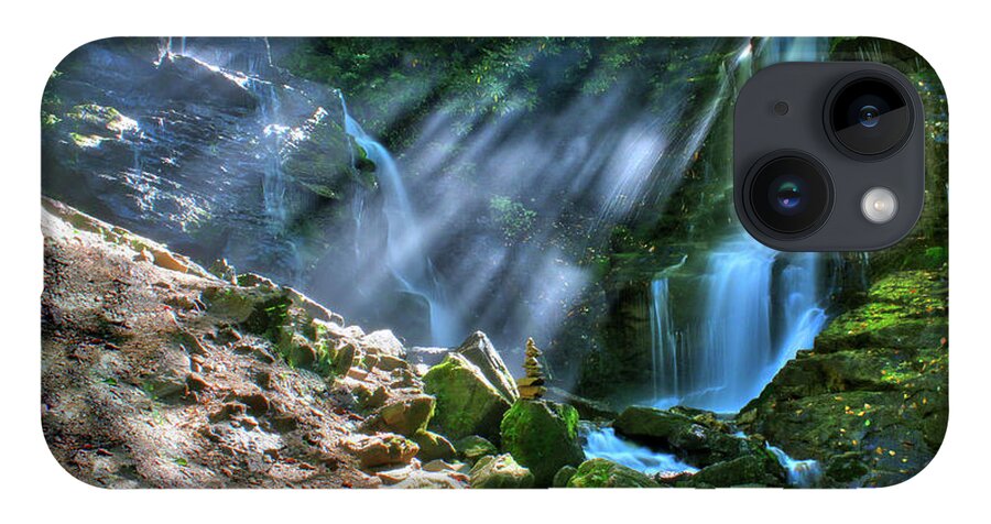 Art Prints iPhone 14 Case featuring the photograph Soco Falls by Nunweiler Photography