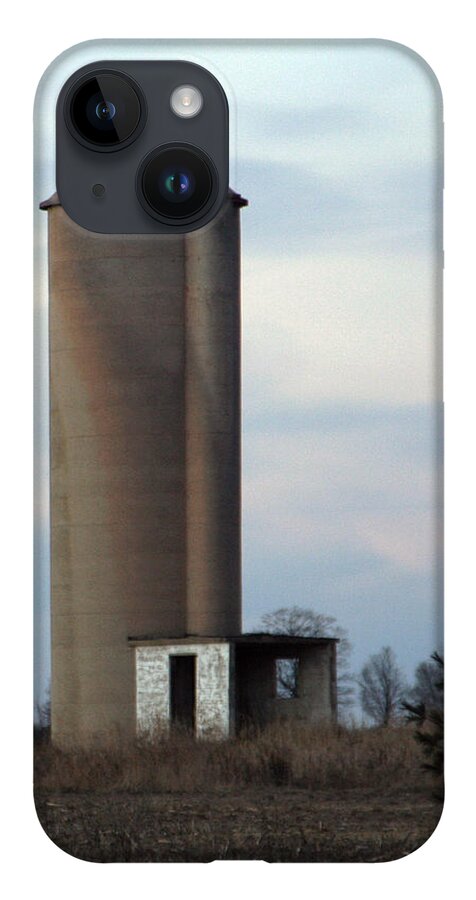 Silo iPhone 14 Case featuring the photograph Solo Silo by Tim Nyberg