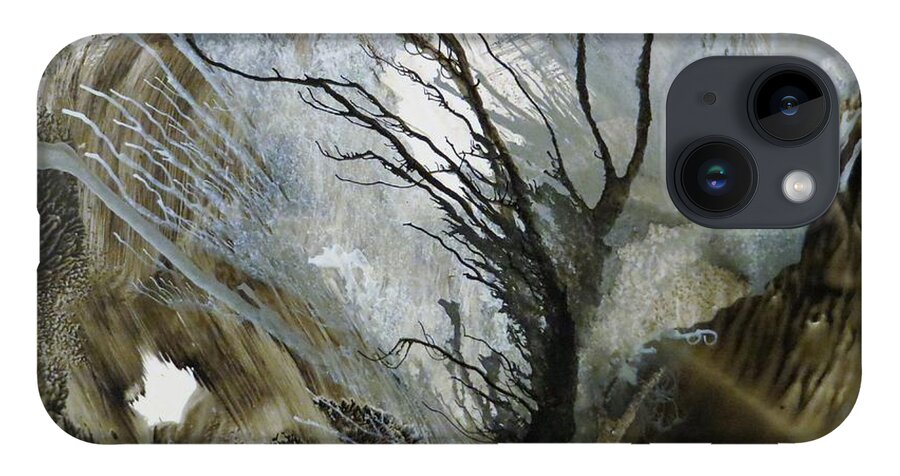 Ink iPhone Case featuring the painting Song of Love by Soraya Silvestri