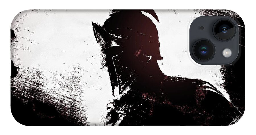Spartan Warrior iPhone 14 Case featuring the painting Spartan Hoplite - 18 by AM FineArtPrints