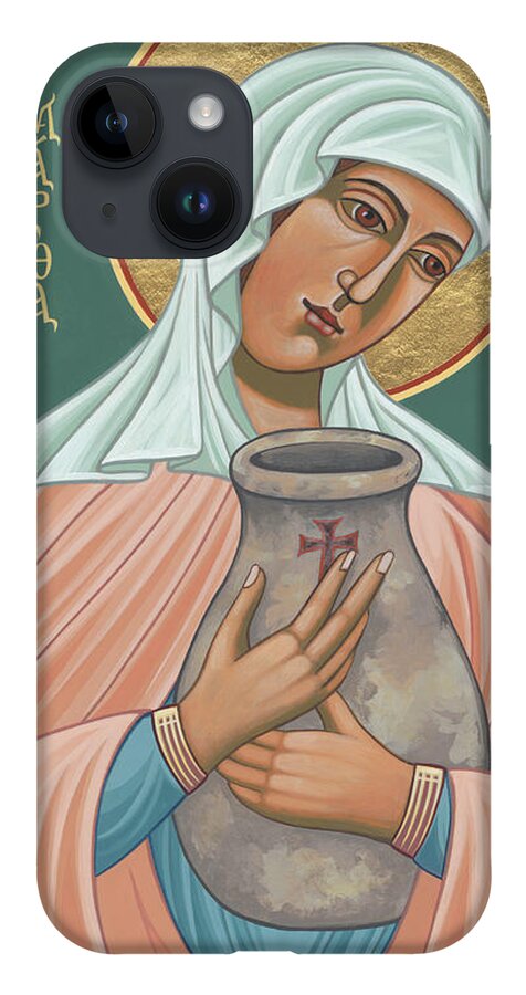 St Martha Of Bethany iPhone Case featuring the painting St Martha of Bethany by William Hart McNichols