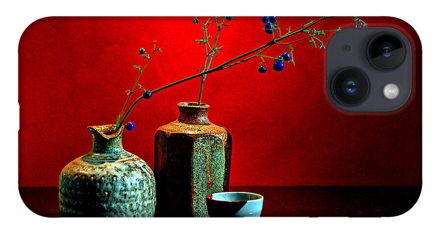 Still Life iPhone 14 Case featuring the photograph Still life with ceramic by Andrei SKY