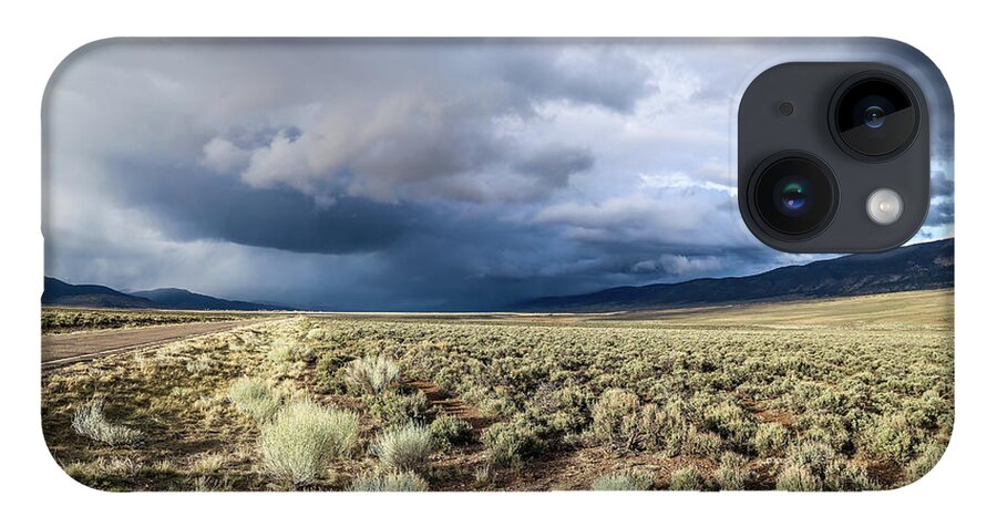 Usa iPhone 14 Case featuring the photograph Storm in Utah by Alberto Zanoni
