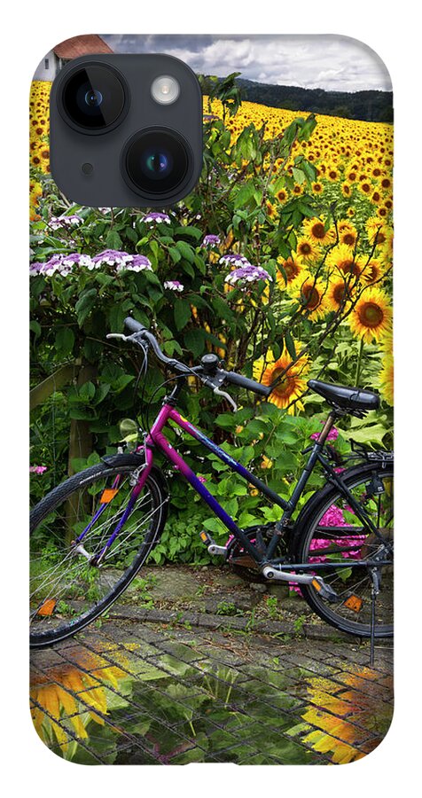 Austria iPhone 14 Case featuring the photograph Summer Cycling by Debra and Dave Vanderlaan