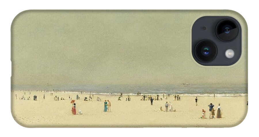 John Atkinson Grimshaw 1836-1893 Sand iPhone 14 Case featuring the painting Summer Phantasy by John Atkinson
