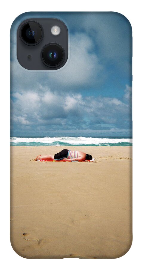 Surfing iPhone 14 Case featuring the photograph Sunbather by Nik West