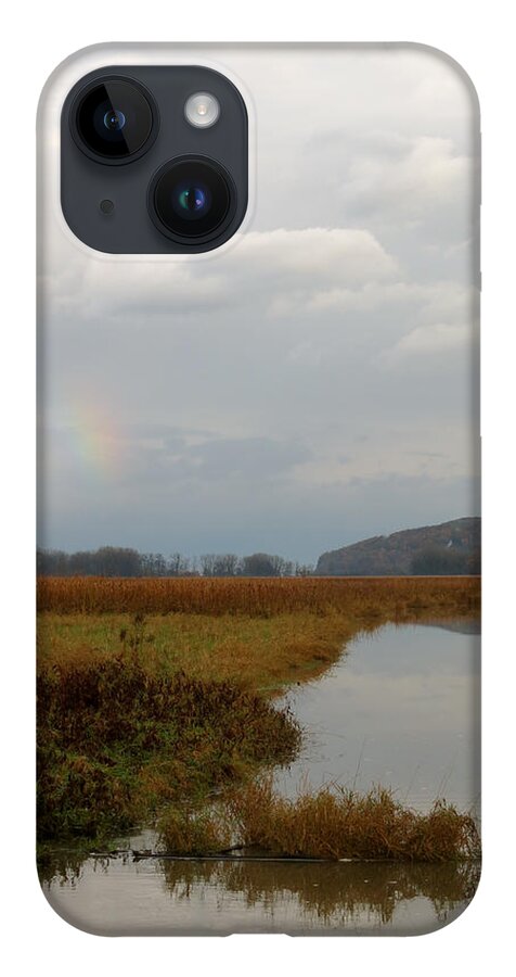 Rainbow iPhone 14 Case featuring the photograph Sunless Rainbow by Azthet Photography