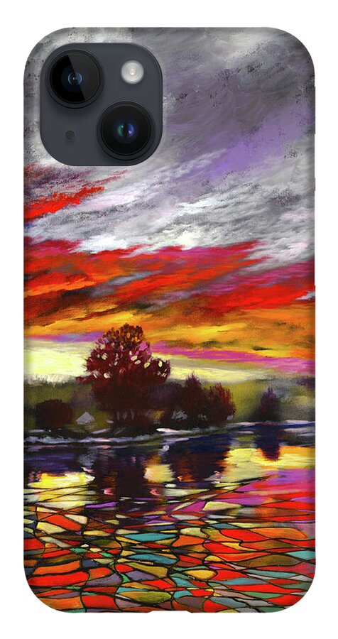 Ford Smith iPhone 14 Case featuring the painting Sunlight Hide by Ford Smith