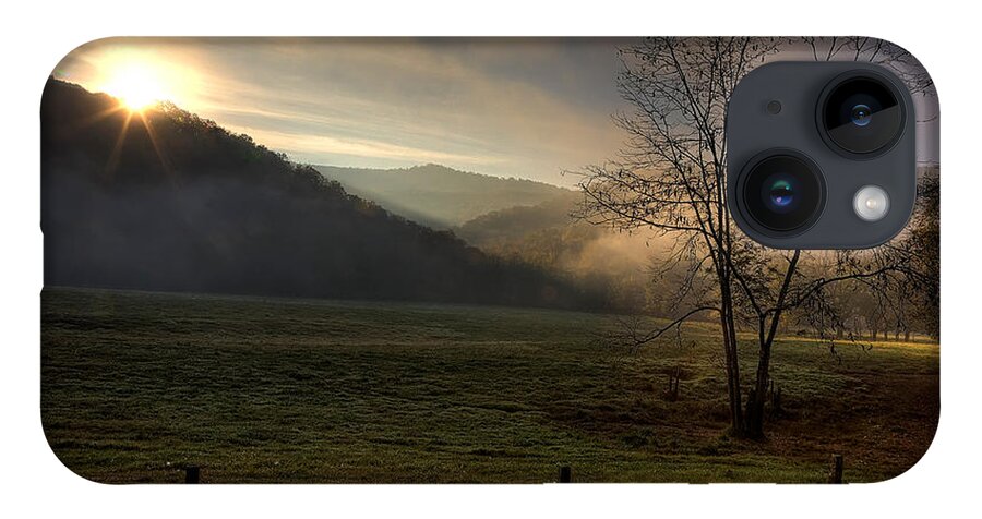 Boxley Valley iPhone 14 Case featuring the photograph Sunrise at Big Hollow by Michael Dougherty