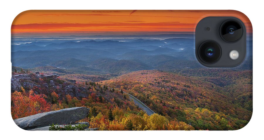 Fall iPhone 14 Case featuring the photograph Sunrise on Rough Ridge by Ken Barrett