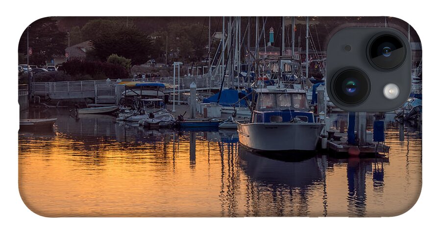 Monterey iPhone Case featuring the photograph Sunset at the Marina by Derek Dean