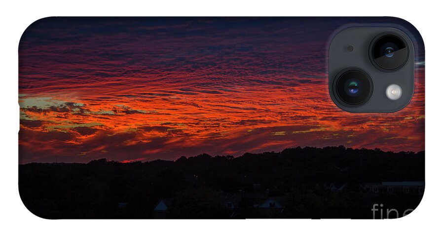 Virginia iPhone Case featuring the photograph Sunset sky in Virginia by Agnes Caruso