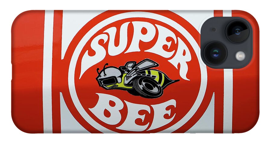 Dodge iPhone 14 Case featuring the photograph Super Bee Emblem by Mike McGlothlen