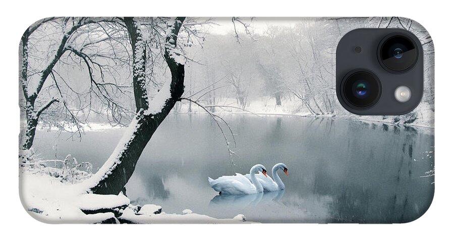Winter iPhone 14 Case featuring the photograph Synchronicity by Jessica Jenney