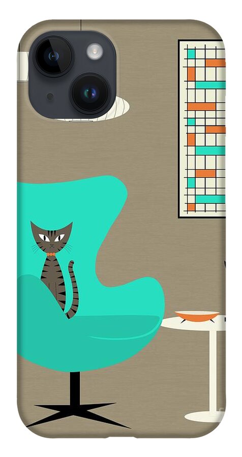  iPhone Case featuring the digital art Tabby by Donna Mibus