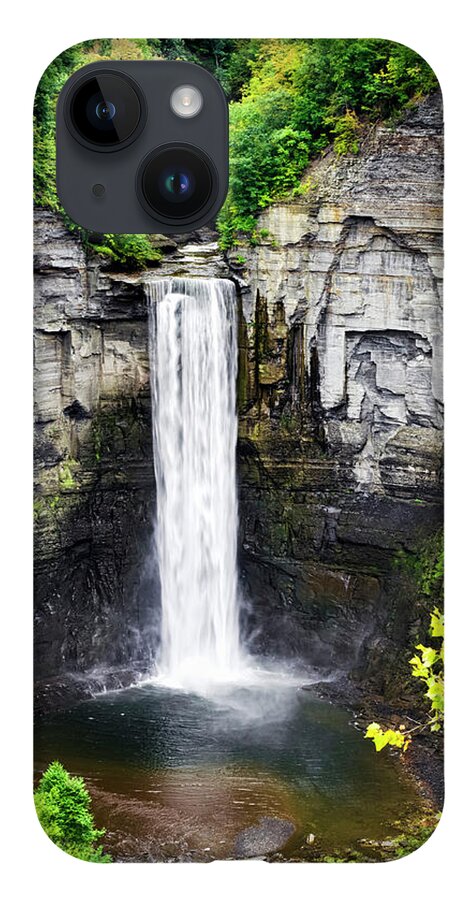 Taughannock Falls iPhone 14 Case featuring the photograph Taughannock Falls View from the Top by Christina Rollo