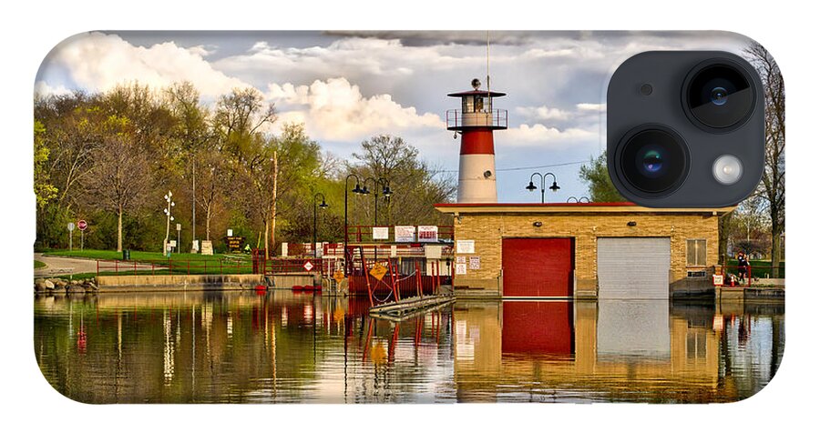 Tenney iPhone 14 Case featuring the photograph Tenney Lock - Madison - Wisconsin by Steven Ralser