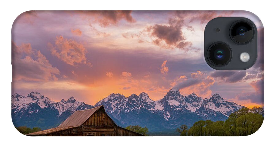 Tetons iPhone 14 Case featuring the photograph Teton Blaze by Darren White