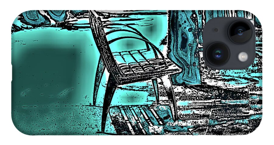 Bench iPhone 14 Case featuring the photograph The Bench by Gina O'Brien