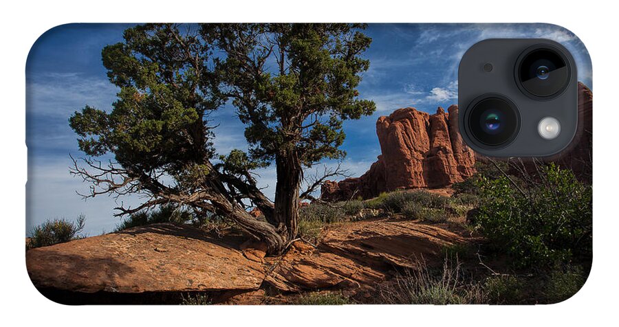 Utah iPhone 14 Case featuring the photograph The Canyon Trail by Jim Garrison